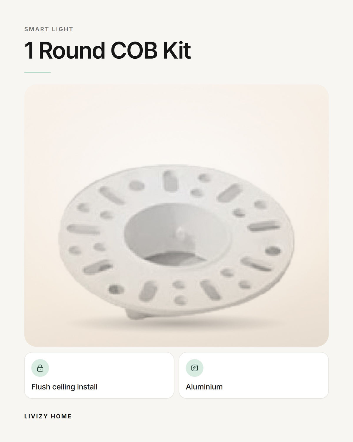 1 Round COB Kit – features