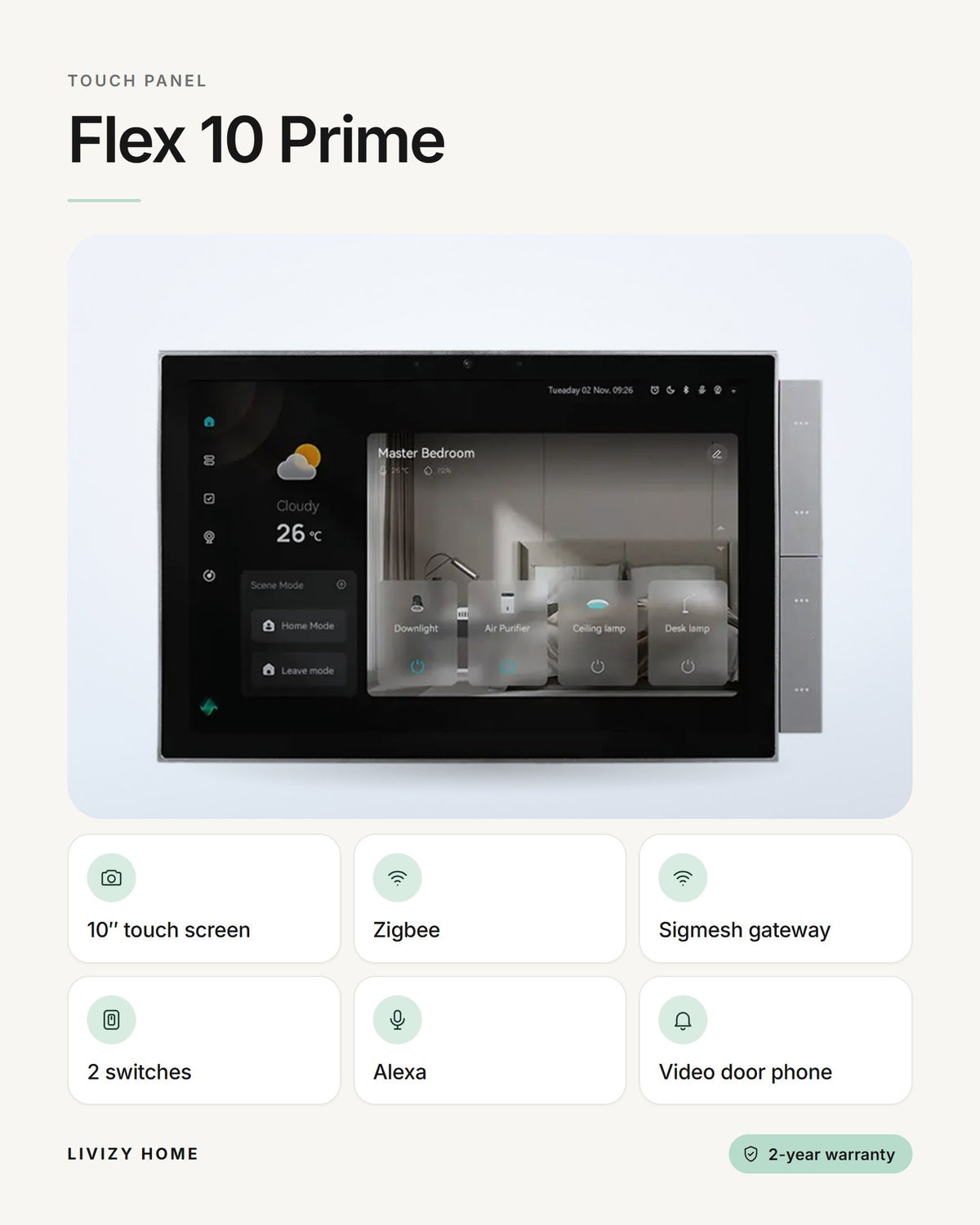 Flex 10 Prime – features