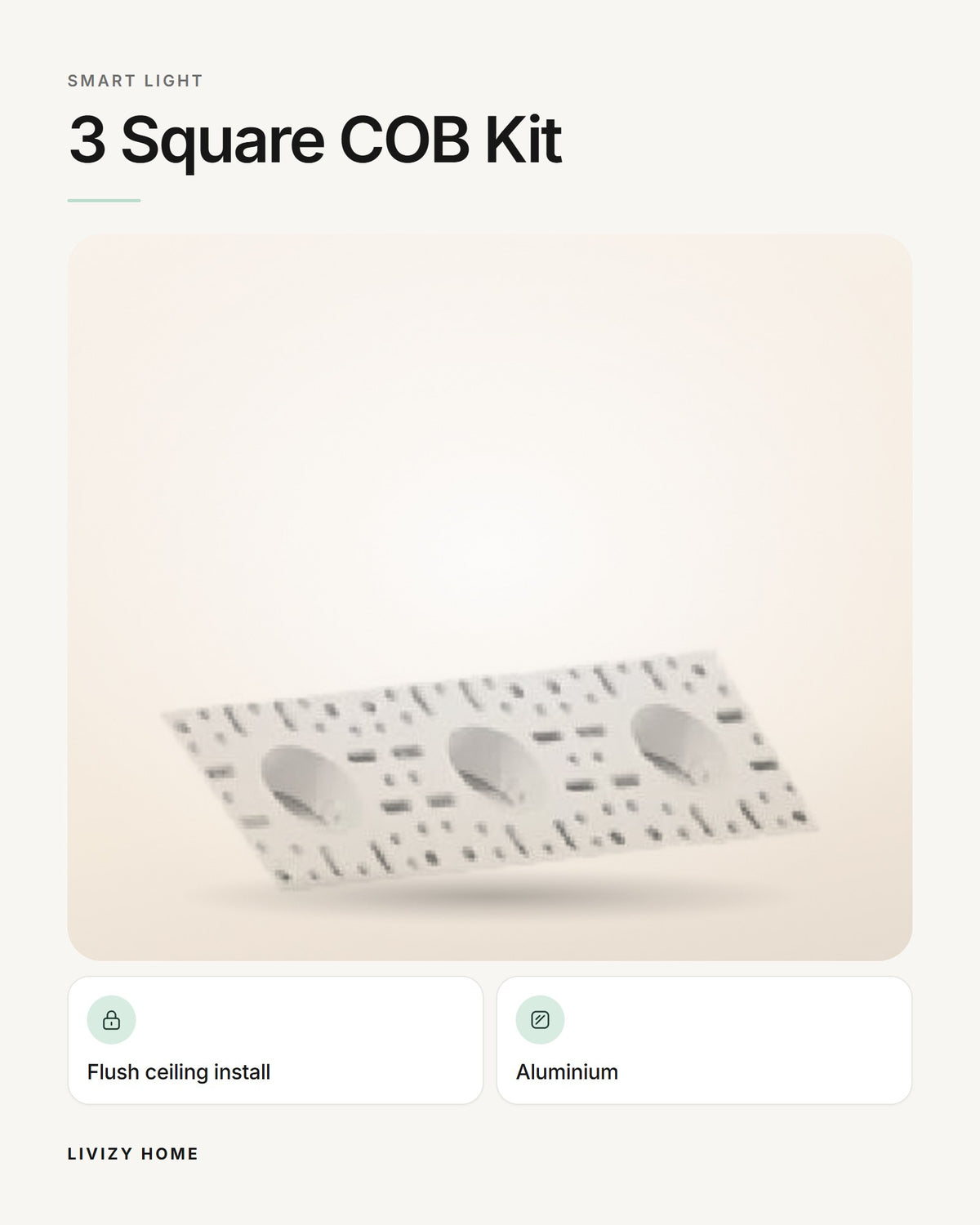 3 Square COB Kit – features