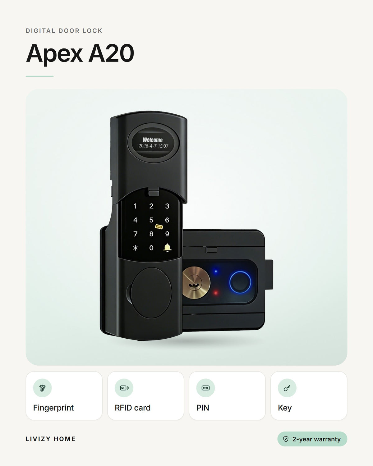 Apex A20 – features