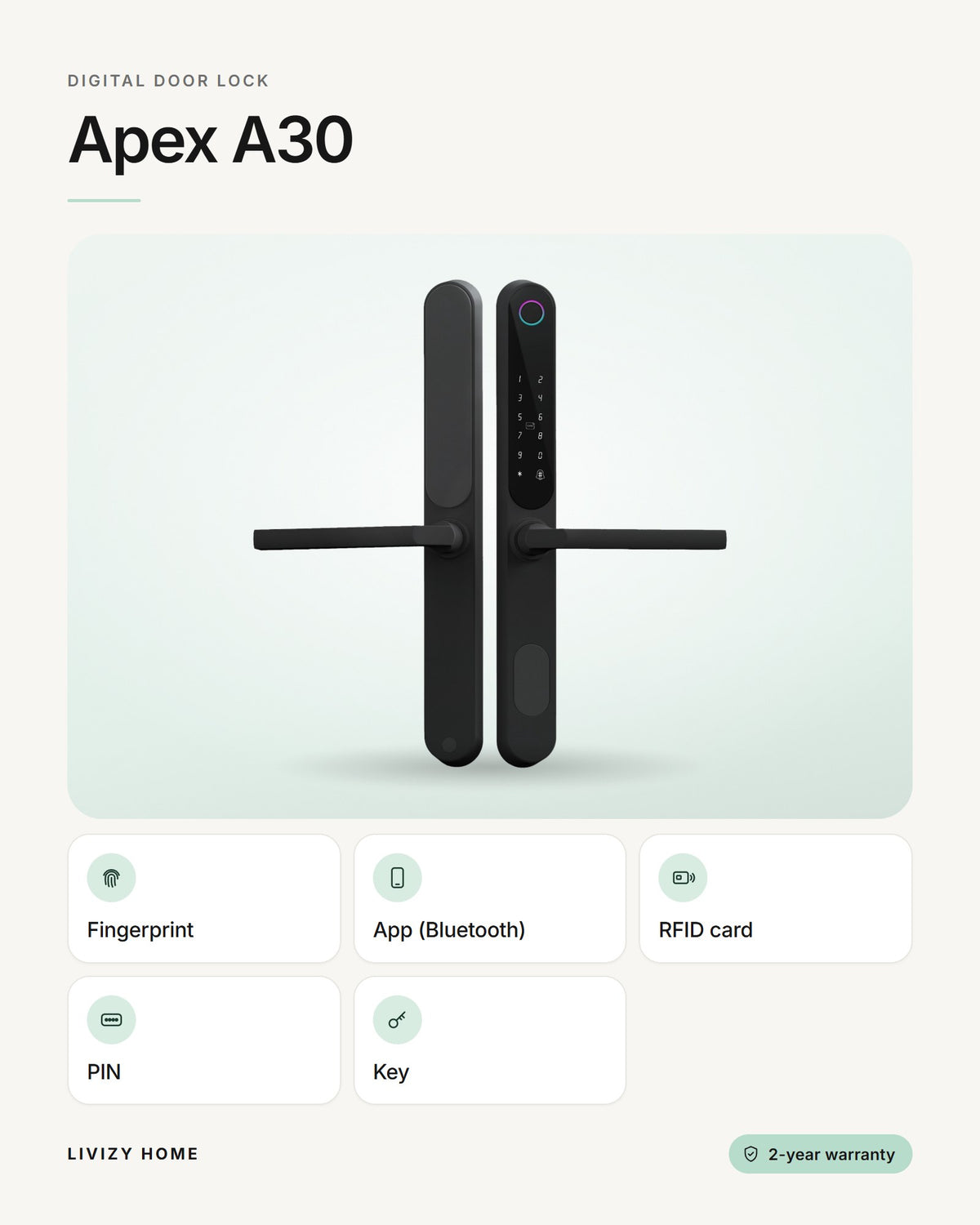 Apex A30 – features