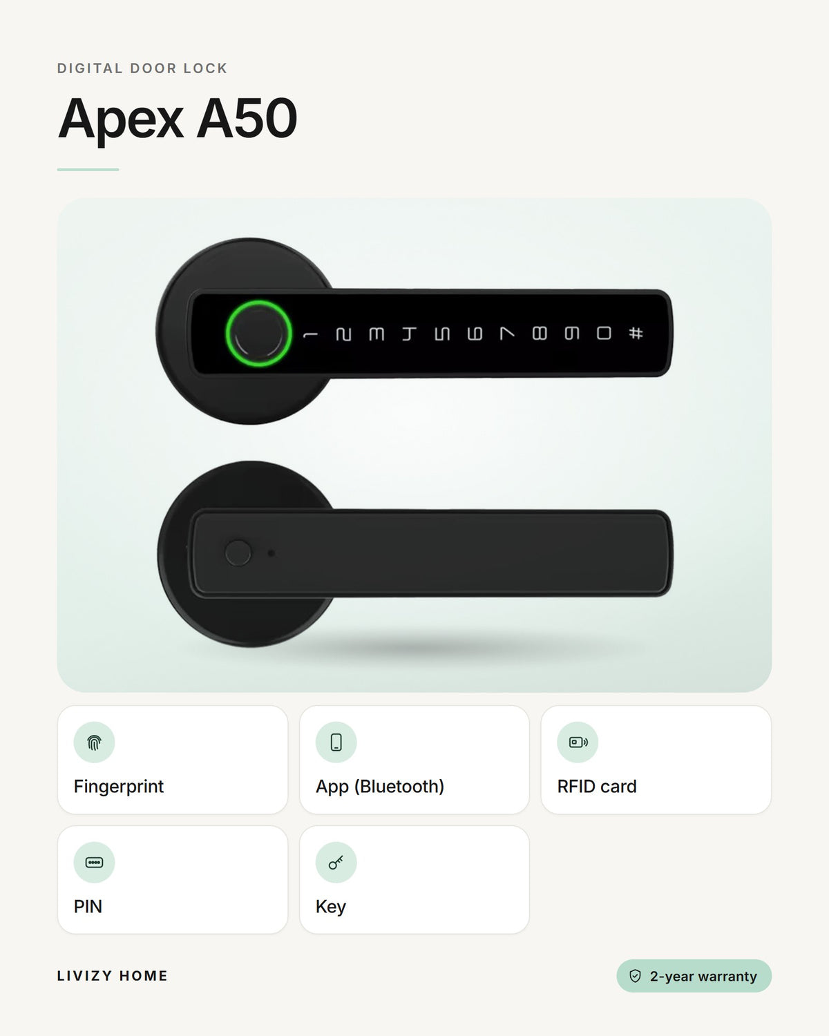 Apex A50 – features
