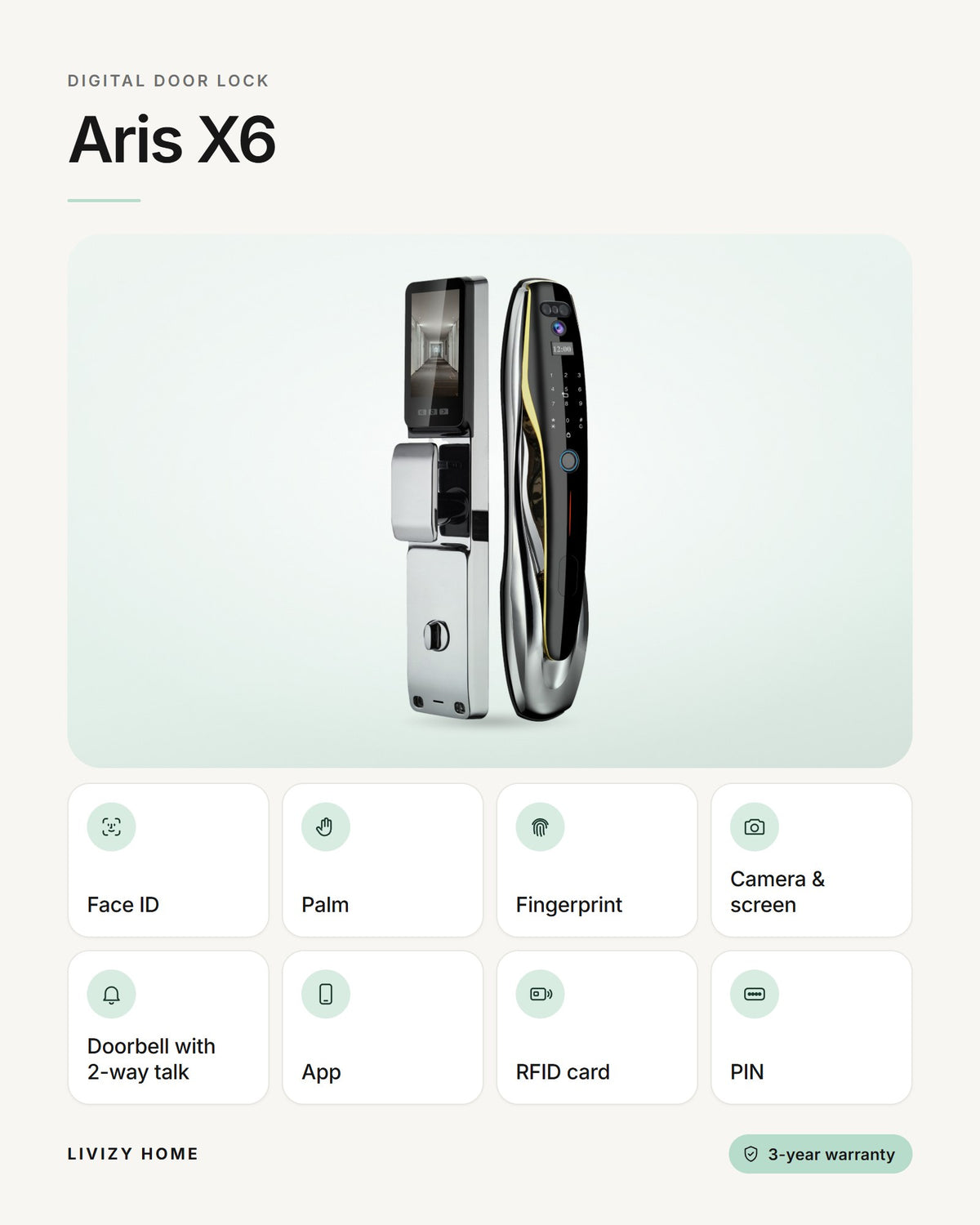 Aris X6 – features