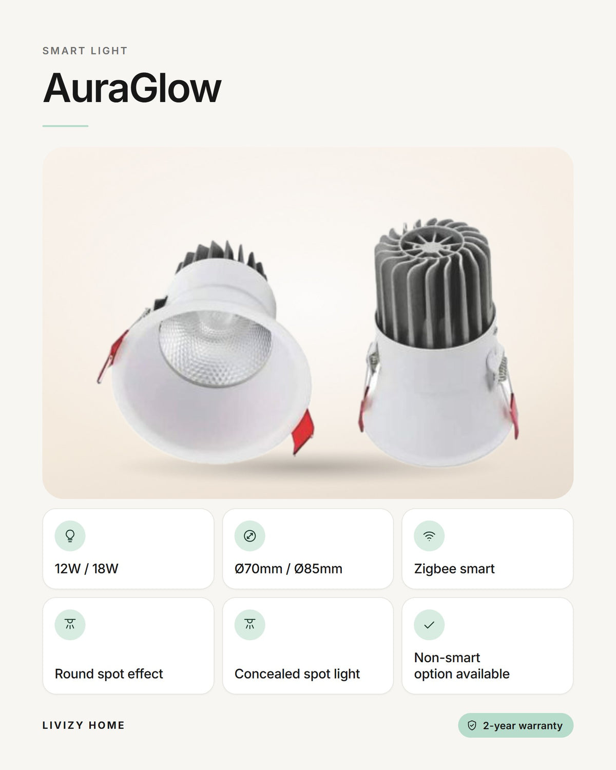 AuraGlow – features