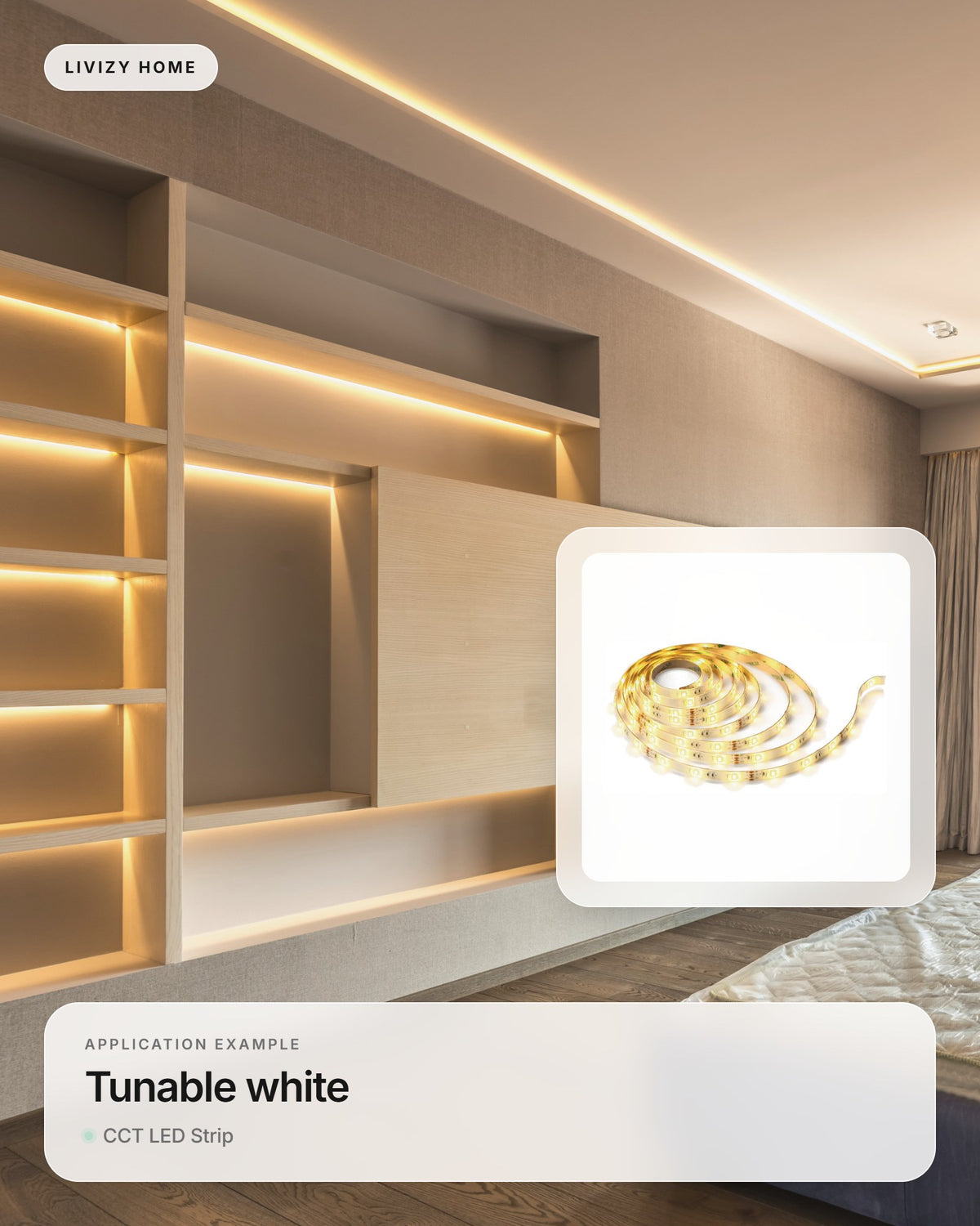 CCT LED Strip – application example