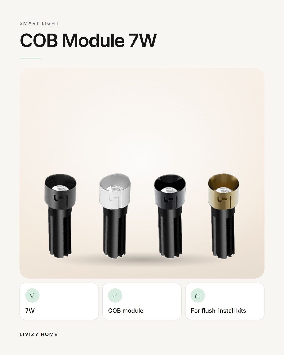 COB Module 7W – features