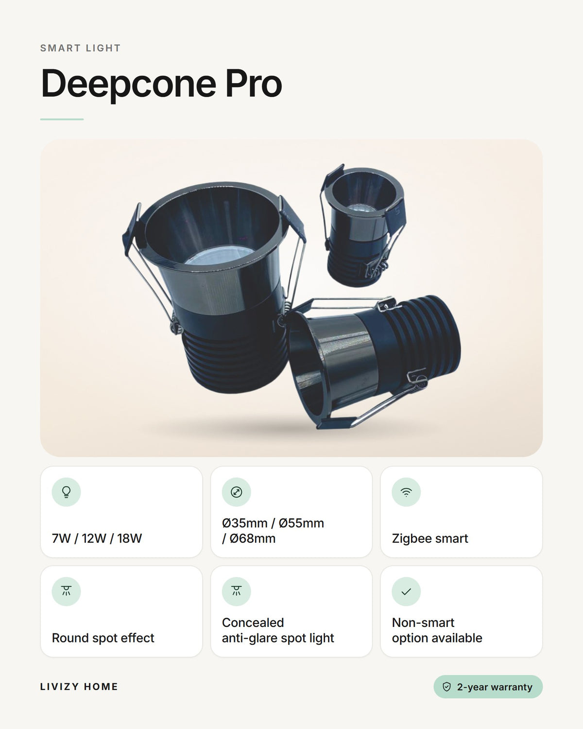 Deepcone Pro – features