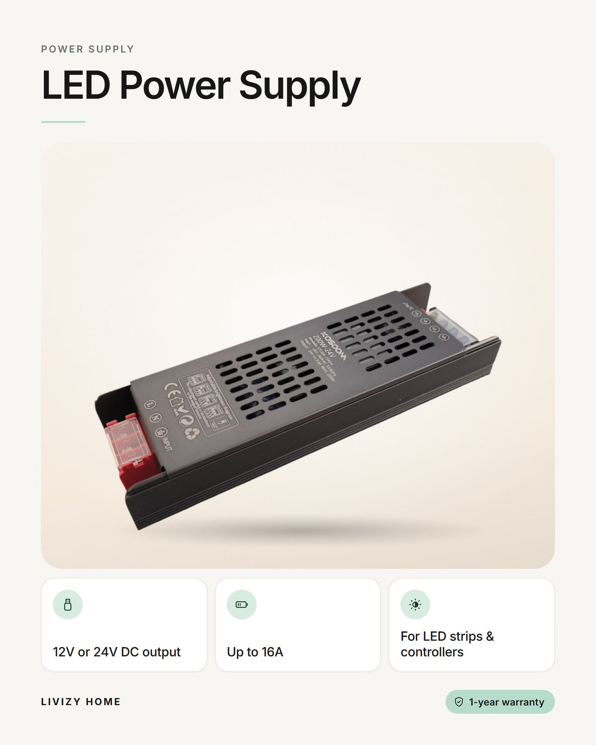 LED Power Supply – features