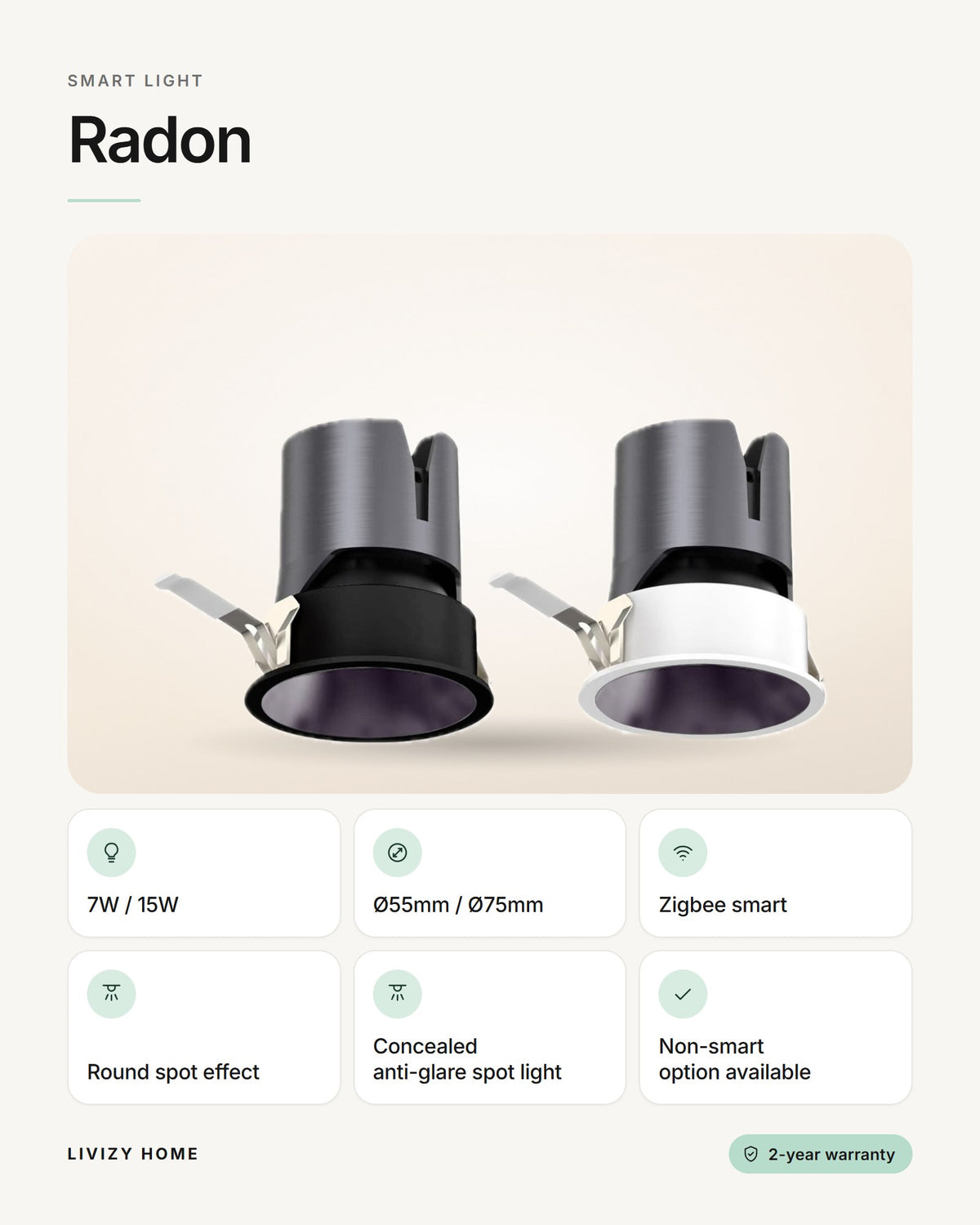 Radon – features