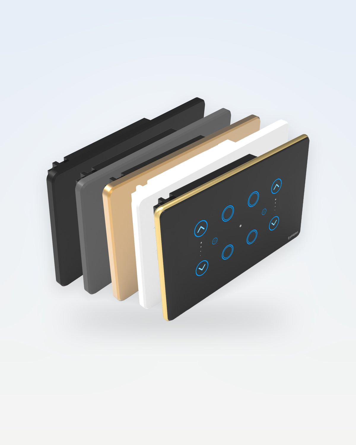 Series 5 Touch Panel · 4M – 4 Switch + 2 Fan