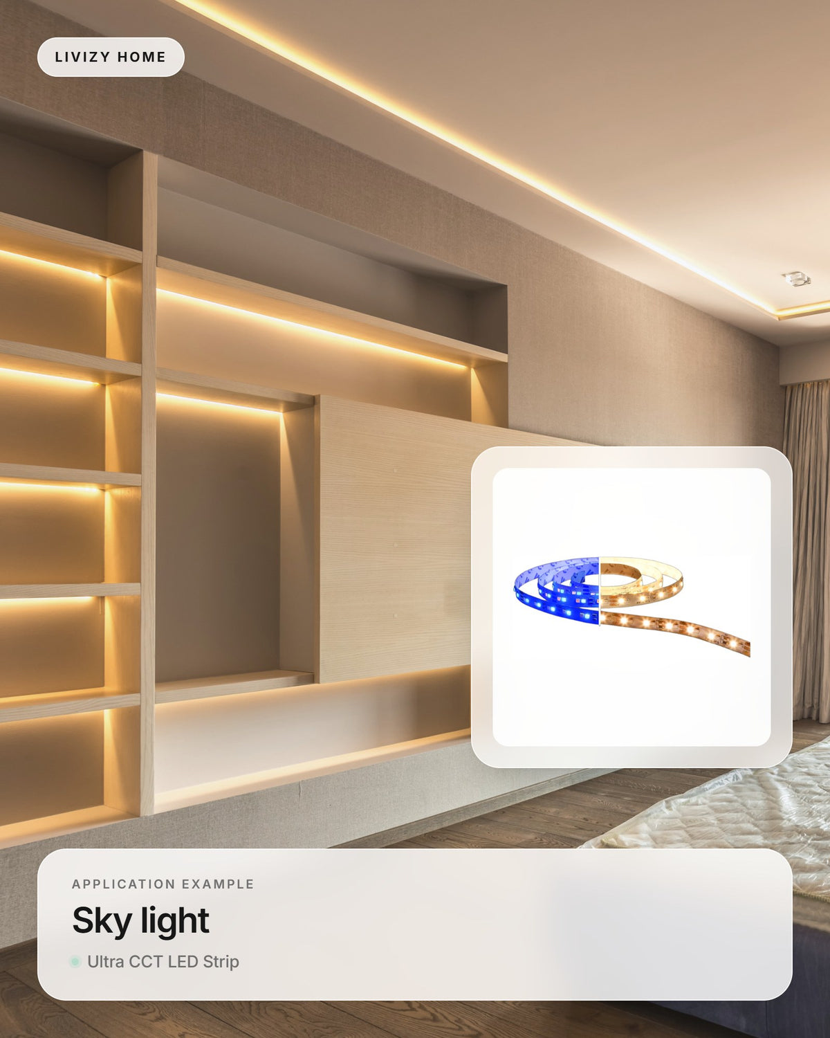 Ultra CCT LED Strip – application example