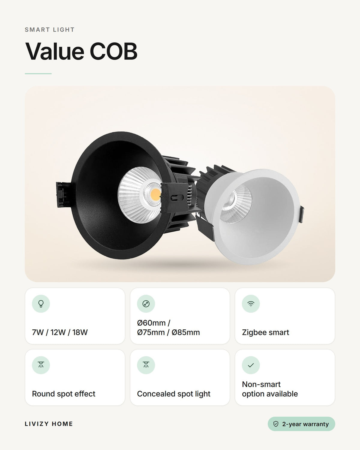 Value COB – features