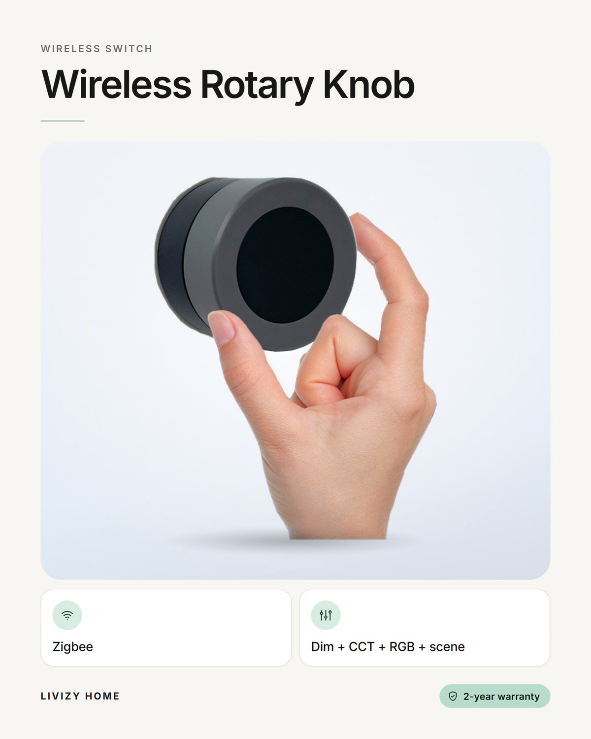 Wireless Rotary Knob – features